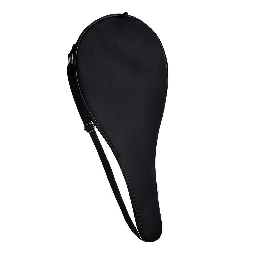 TaktZeit Tennis Racket Cover, Racket Case, Portable Case for 1 Racket, Lightweight Padded Tennis Racket Case (Black, 70cm)