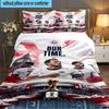 3PCS Football Player Kane  Bedding set,Ideal for1pc Duvet Cover And 2pcs Pillowcases Perfect for Christmas gift,Ideal for Bedroom, Dormitory