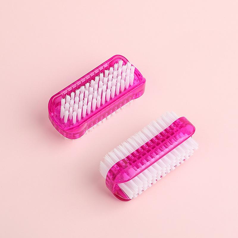 Double-Sided Nail Cleaning Brush, Manicure and Pedicure Tool, Ideal for Fingernails and Toenails