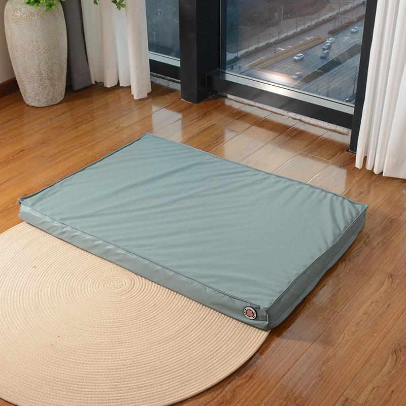 

Waterproof Dog Urine Pads Washable Mats Washable Removable Cover Pet Sleeping Bed 4 Seasons Use Dog Cushion with Sponge Filling S-50x40x6cm небесно-голубой