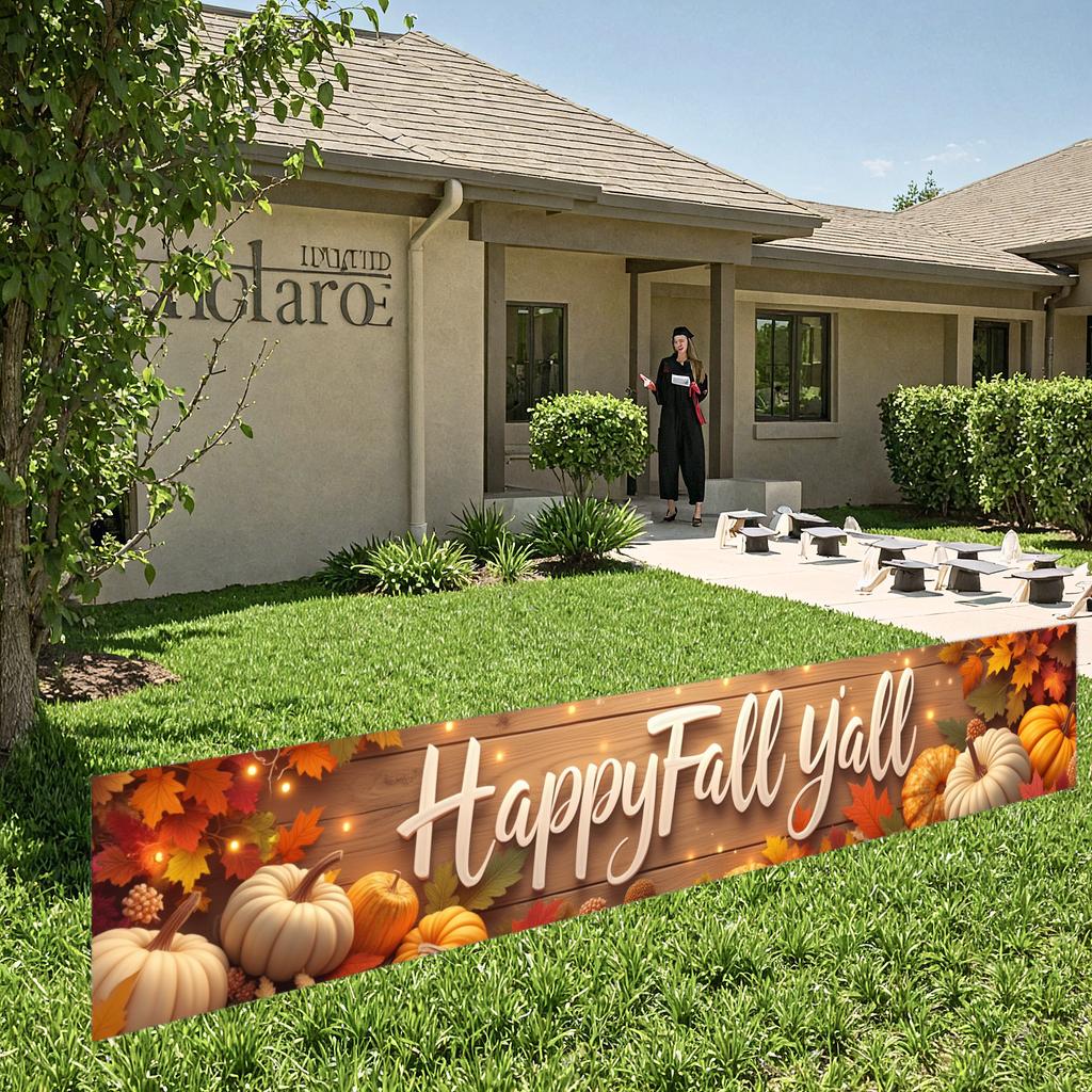 Thanksgiving Banner Vibrant Colors Thanksgiving Decor Harvest Festival Banner Rustic Fall Decor For Harvest Celebration Home