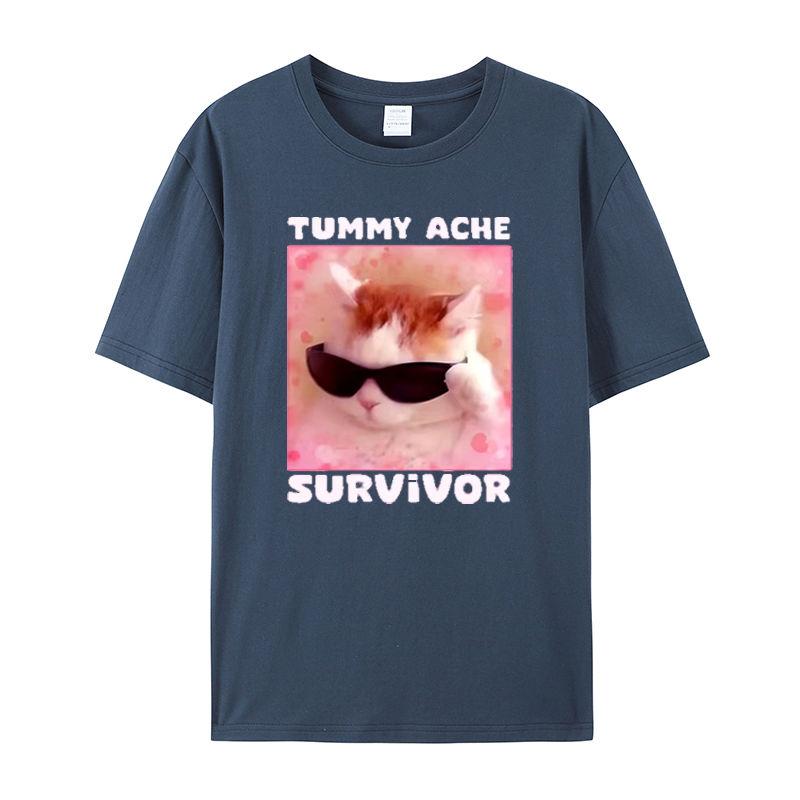 Pohledný kočičí vzor Pánské potištěné tričko Letní Vintage Kawaii Pánské Dámské Surfing Plážové tričko Unisex Prodyšný Ležérní top