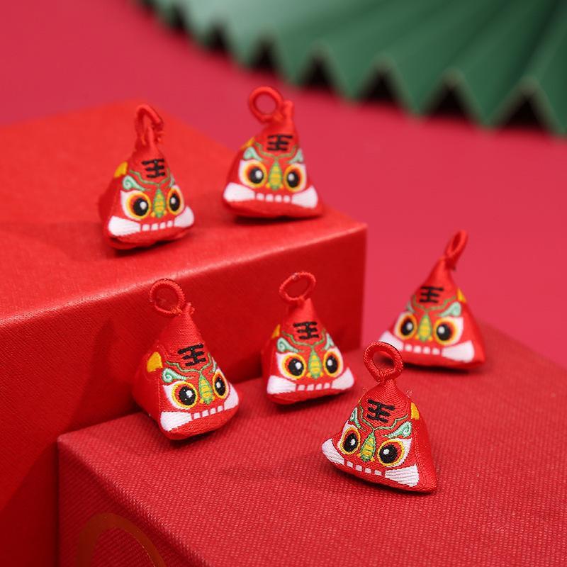 2026 Dragon Boat Festival Mugwort Fan Pendant & Indoor Sachet Bells for Door Handle and Decoration