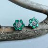 Silver Earrings with Natural Agate 2.983ct (2189596)