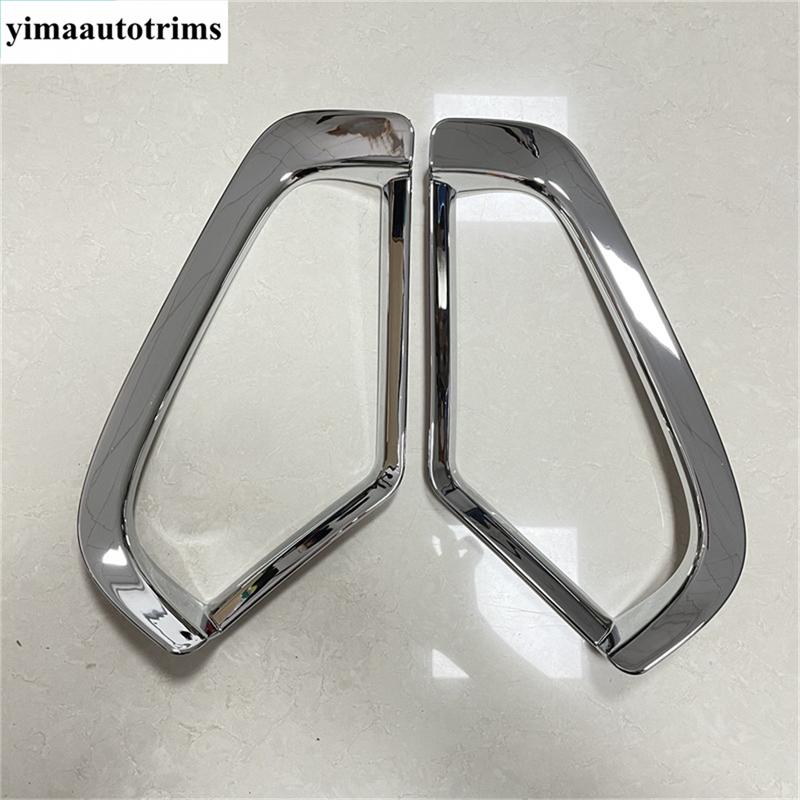 Car Front Bumper Fog Light Lamp Frame Eyebrow Decorative Sequ Cover Trim Accessories For TOYOTA RAV4 RAV 4 XA50  - 2025