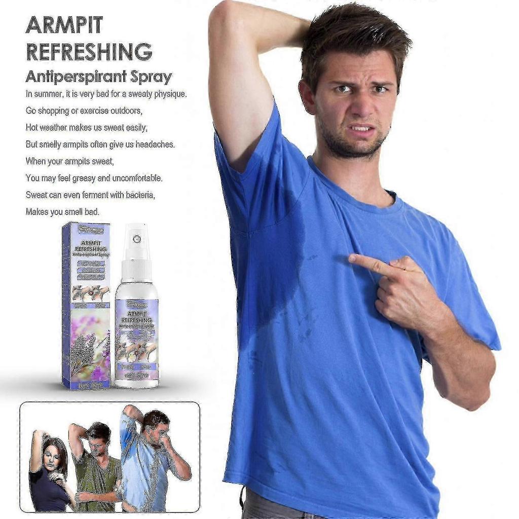 Lavender Anti Odor Sweat Spray Underarm Sweat and Odor Body Odor Spray Anti Odor Sweat Spray