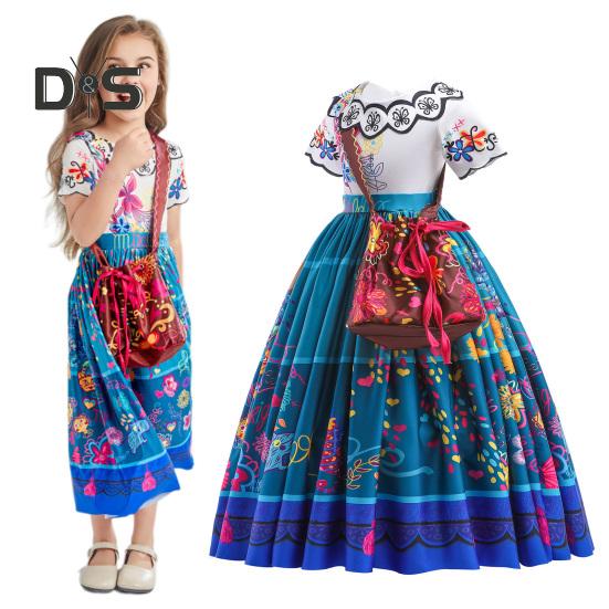 

Детское праздничное платье со светодиодным эффектом, мультяшный принт, А-силуэт, короткие рукава, светящееся платье принцессы для сценического представления, рождественской вечеринки по случаю дня рождения 150CM белый