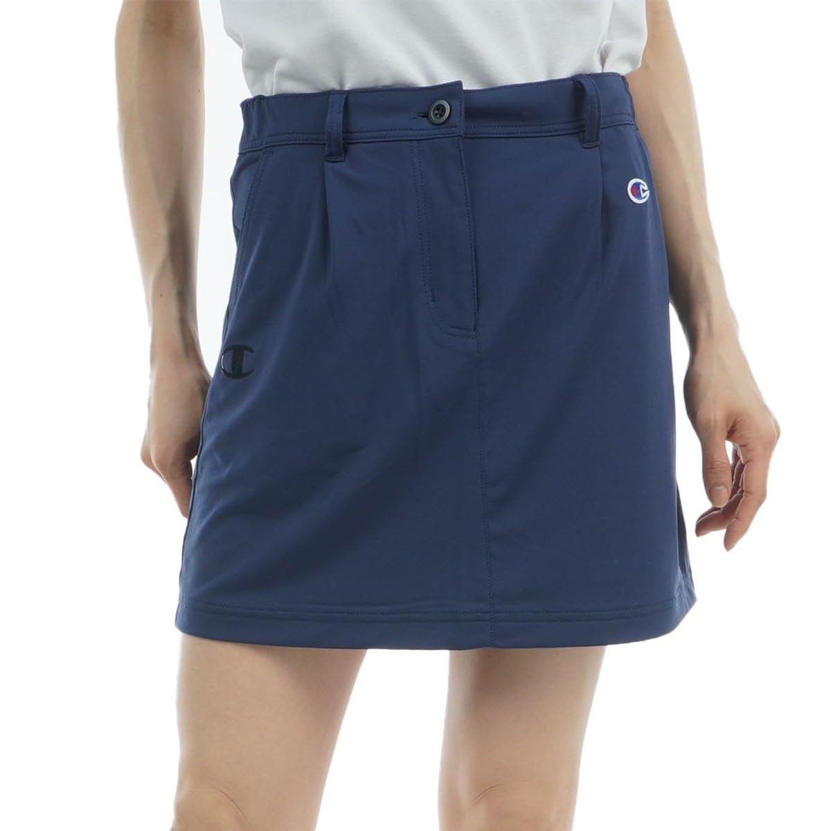 

Champion Stretch Skirt with Tech Navy Women s One-Point Logo, Weave®, CW-BG207,