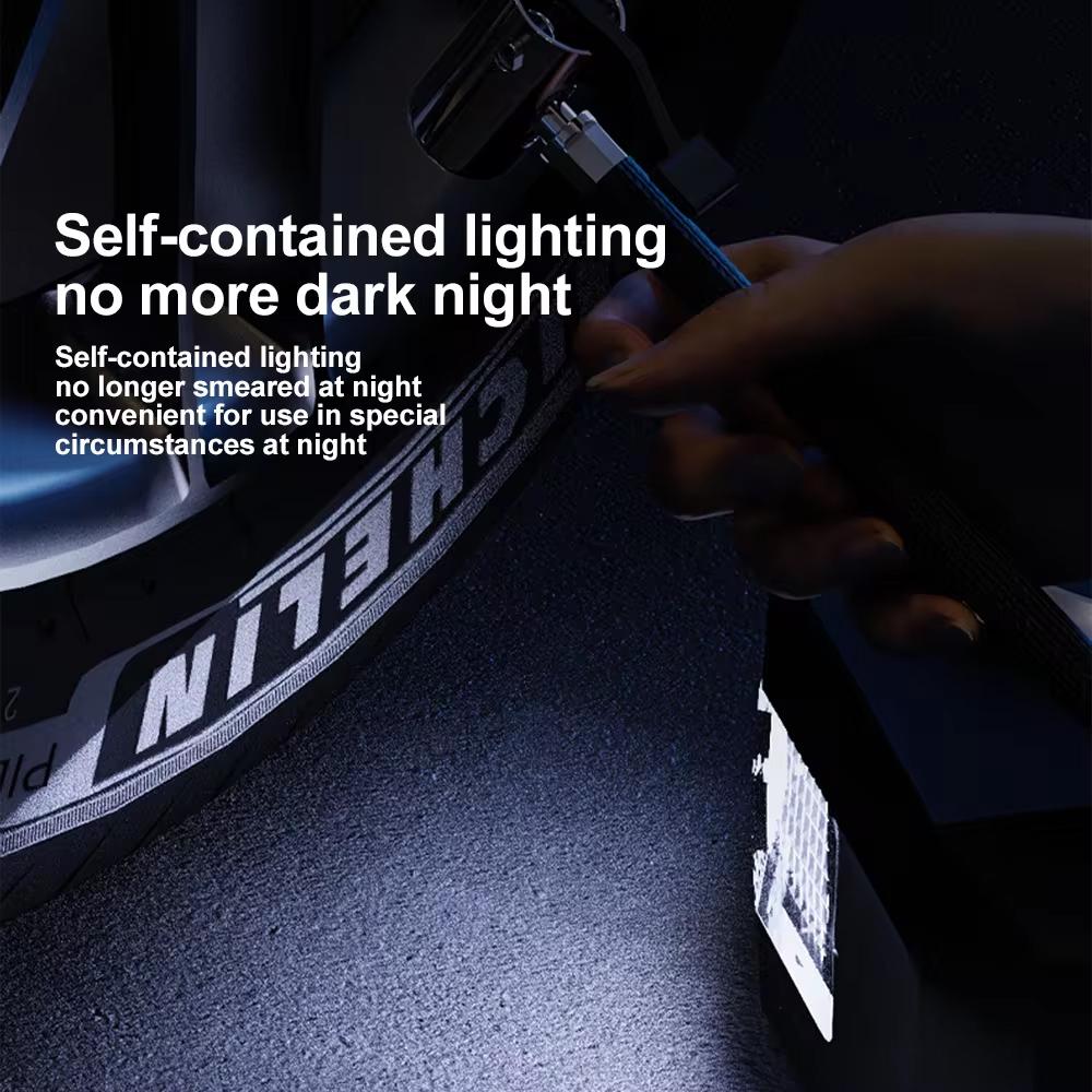 120W Car Air Compressor 50-100PSI Portable Electric Air Compressor Air Pump Car Motorcycle Bicycle Tire Inflation Pump Tire Tool