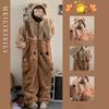 Cute Cartoon Fleece Pyjama Flannel Robes Women High Quality Onesie Adults Animal Pajamas Set Women Men Warm Winter Bear Sleepwear