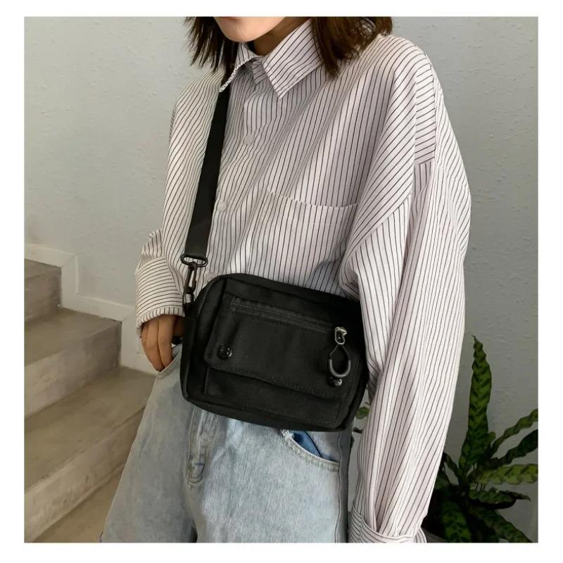 

Женская повседневная сумка-тоут для отдыха на природе, простая однотонная холщовая сумка на молнии, сумка через плечо, роскошная сумка чёрный