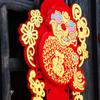2pcs/set Plush Cloth Couplets Traditional Wall Ornaments Spring Festival Vietnamese Couplets Party Supplies 3 styles