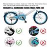 Training Wheels Bicycle Stabiliser Mounted Kit for 12/14/ 16/18/ 20 Inch Children Kids Bicycle