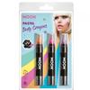 Moon Glow Neon UV Glitter Body Crayons (Pack of 3)