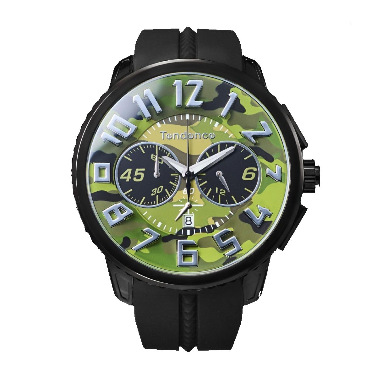 

Tendence Watch GULLIVER ROUND CAMO Gulliver Round Camouflage Camouflage [Tendence] Men s Women s TY046021-BK