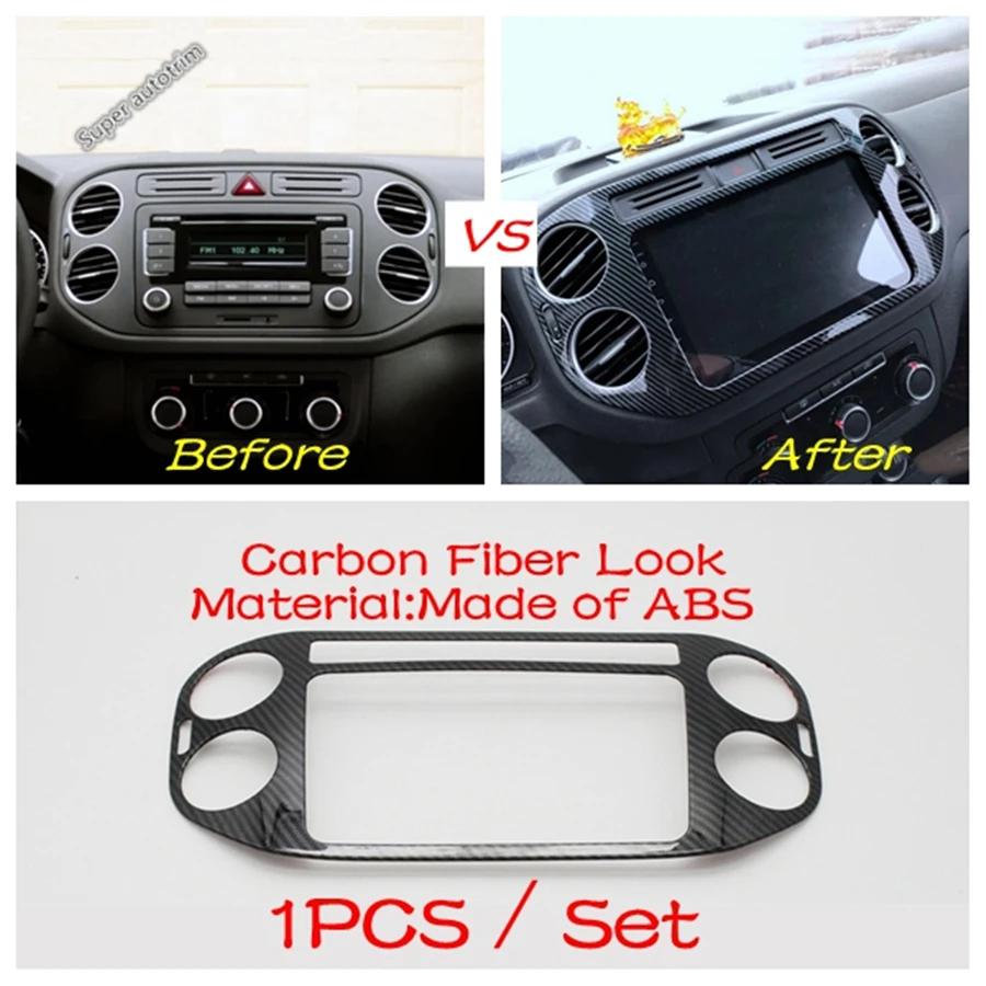 Central Control AC Air Conditioning Vent Outlet Panel Cover Trim For Volkswagen VW Tiguan 2008 - 2015 Matte Interior Accessories