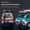 1/24 Scale Mitsubishi Delica Off Road Four Wheel Drive MPV Diecast Alloy Metal Car Model Sound & Light Classic Simulation Collectibles