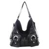Harujio Hobo Shoulder Shoulder Crossbody Trendy Bag, Bag, Backpack, 2-Way, Y2K, Women's Bag, Leather-Look Black, Bag, Bag, Pocket, Stylish, Cute,