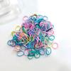 100Pcs Pet Rubber Bands Mixed Color High Elasticity Rubber Stretchable Pet Hair Bows for Cat