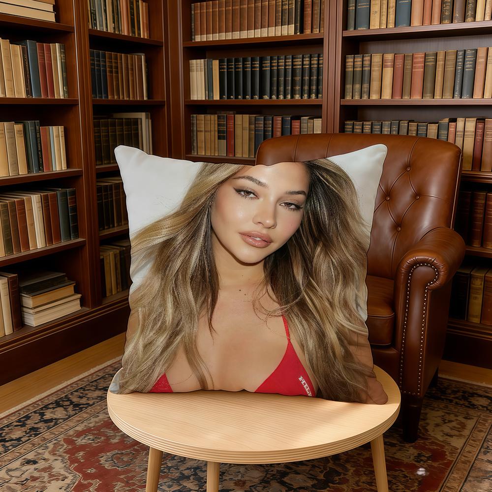 MMadelyn CCline Actor cushion cover Home Office Birthday Anniversary Gifts Soft Skin Friendly Cushion Cover