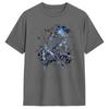 Casual Anime Douma Upper TShirt for Unisex O Neck Pure Cotton T Shirts Short Sleeve Tees Birthday Present Clothes