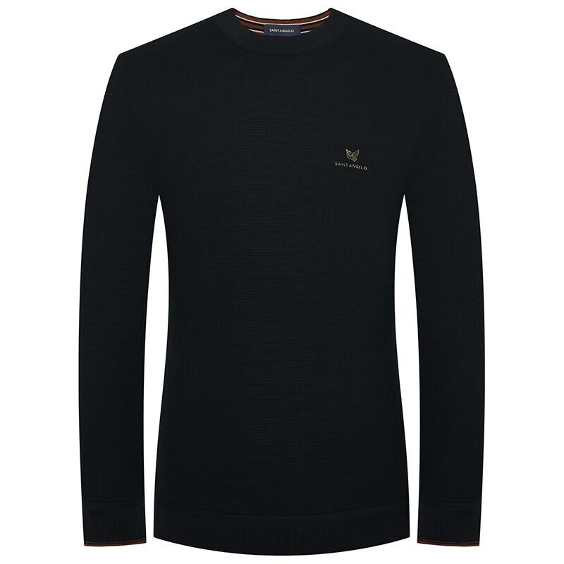 Men's Machine Washable Round Neck 100% Wool Sweater