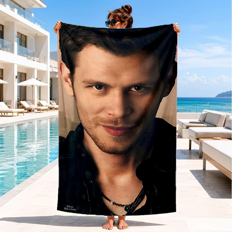 Ladybug Elegance Klaus  Beach Towel, Super Soft Microfiber, Perfect Gift for Her/Him, Birthday, for Pool, Beach, Travel, Decor Beach Party