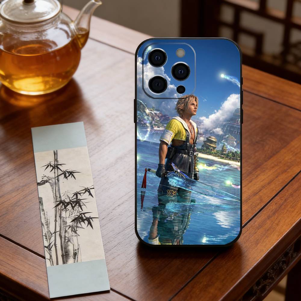 Final Fantasy XIV Phone Case For iPhone 17,16,15,14,13,12,11 Plus,Pro Max,XS,Soft Silicone Black Cover