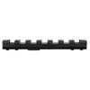 Ryohin Buhin M-LOK 7-Slot Schienenabschnitt, 20mm Aluminium, Schwarz