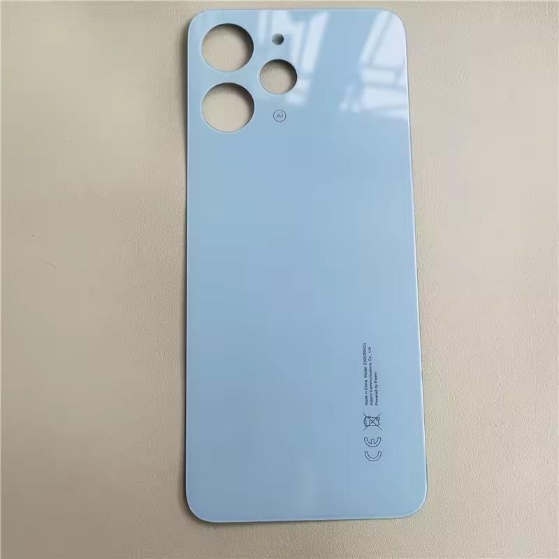 Phone Housing Rear For Xiaomi Redmi 12 4G Glass Battery Back Cover Case