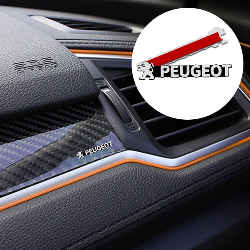 2/4 Pièces 3D Aluminium Haut-parleur Audio de Voiture Décorer Badge Autocollant Pour Peugeot 308 408 508 RCZ 208 3008 2008 206 207 108 406 407 408 206 207 208 306 307