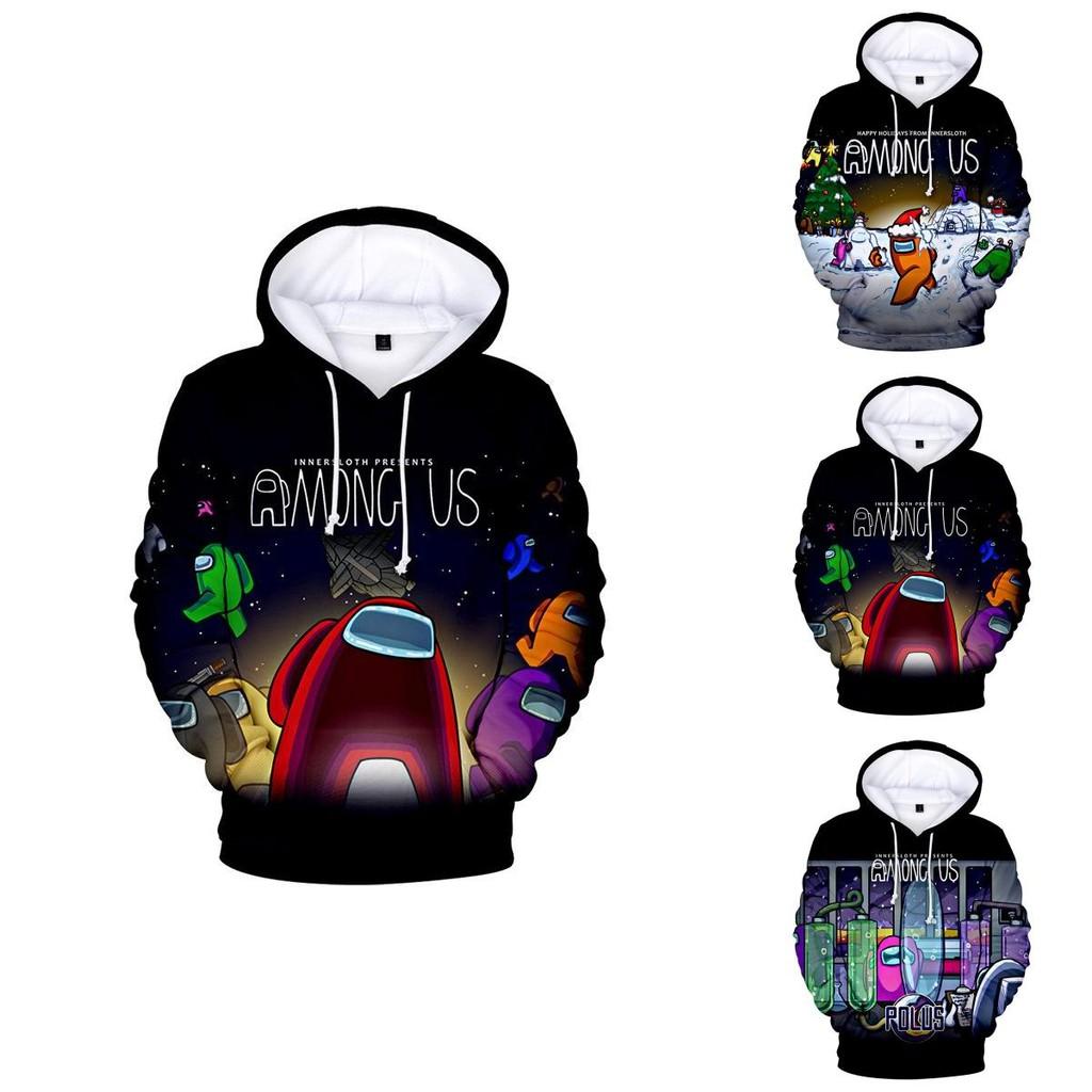 Among Us Unisex Hoodie Sweatshirt For Casual And Sports Activities