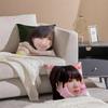 Talented Korean Beautiful Actress PPark Eunbin Cushion Cover Throw Pillow Cover Hidden Button Durable Polyester Chair Cushion
