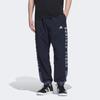 Adidas Letter Print Color Block Loose Fit Jogger Pants Unisex Pants Dark-Blue IM8765