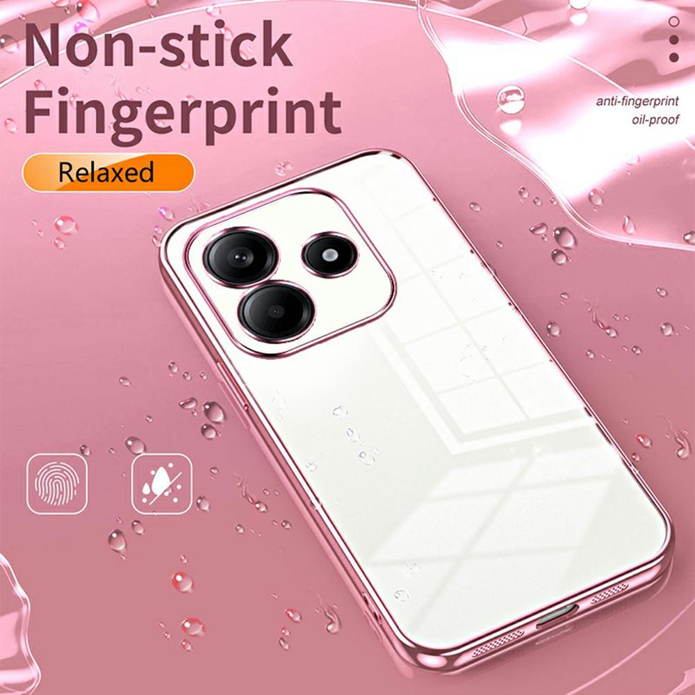 For Xiaomi Redmi Note 14 5G Case Electroplating Frame Soft TPU Phone Cover