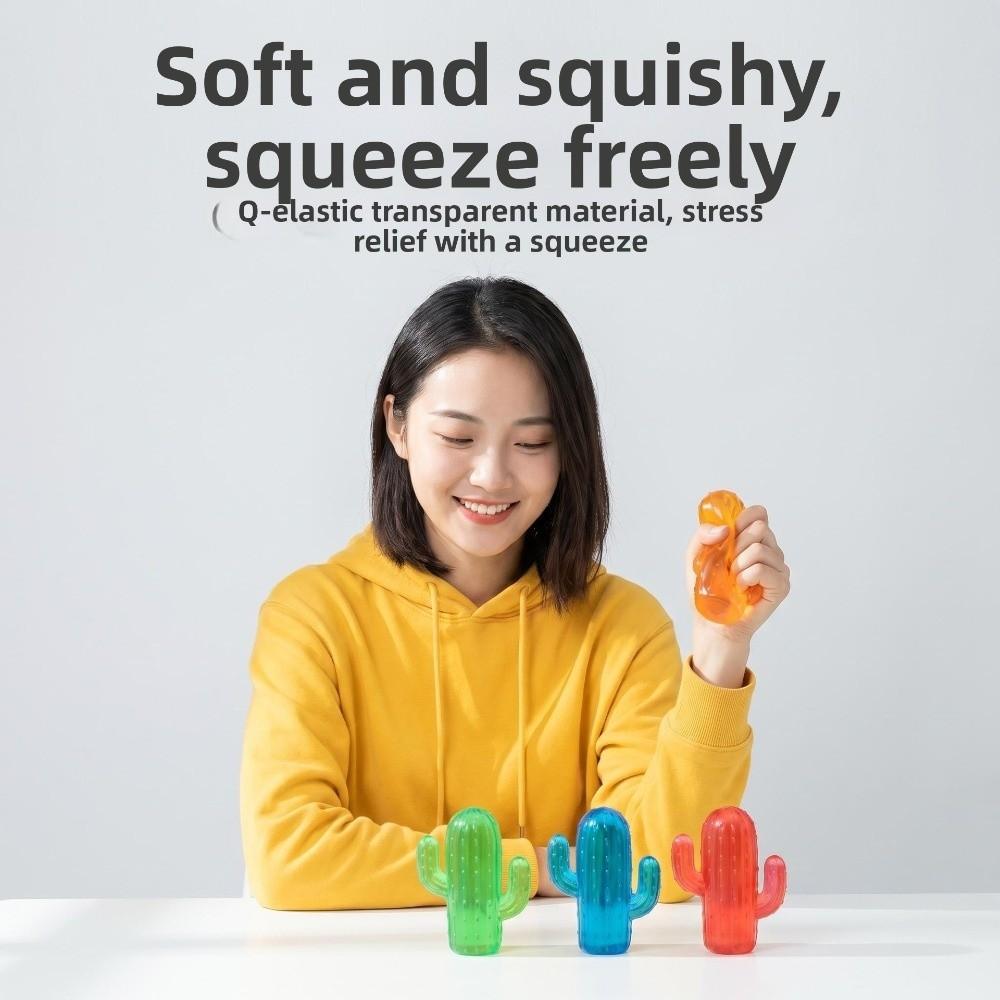 Angry Cactus Squeeze Squishy Toys Mini Decompression Toy New Stress Relief Toy For Kids