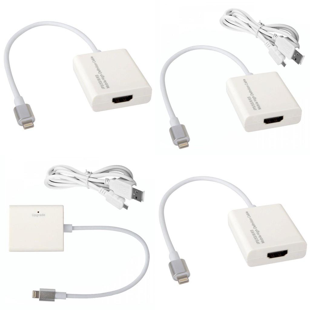 Lightning To Hdmi Adapter For Apple Devices With Copper Wiring For High Definition Display And Screen Sharing