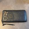 Used Empreinte Studded Zippy Wallet Long Wallet Good Condition
