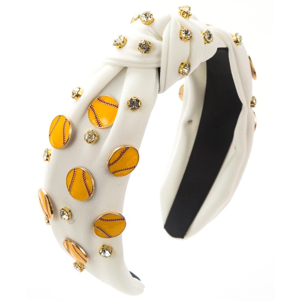 

Мода Новый Спортивный Стиль Софтбол Бейсбол Аксессуары Повязка на Голову Тренд Бриллиант Широкополые Аксессуары для Волос