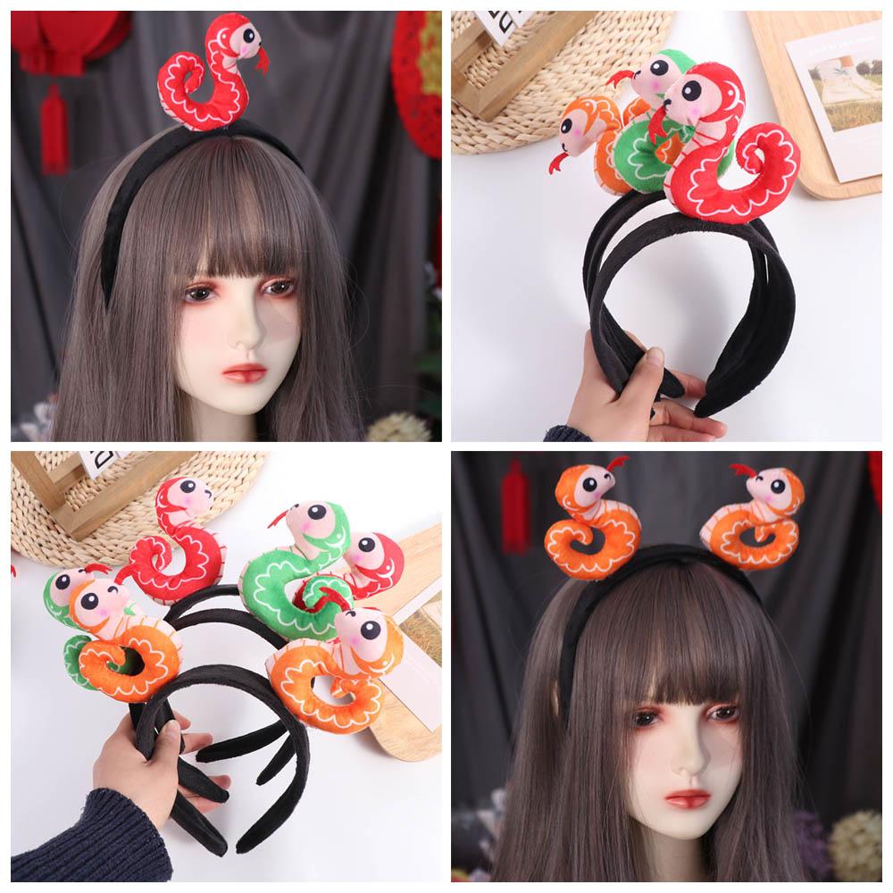 Chinese Zodiac Chinese New Year Hairband Soft Snake Headband Cute   Lunar Year