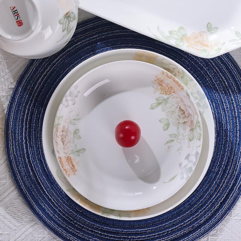 Airest Dreamy Flower Shadow 22-Piece Ceramic Dinnerware Set