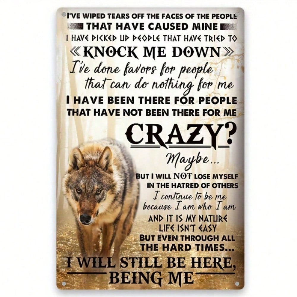 

Vintage Wolf Iron Metal Wall Art Rustic Cabin Decor 8x12 Inch разноцветный