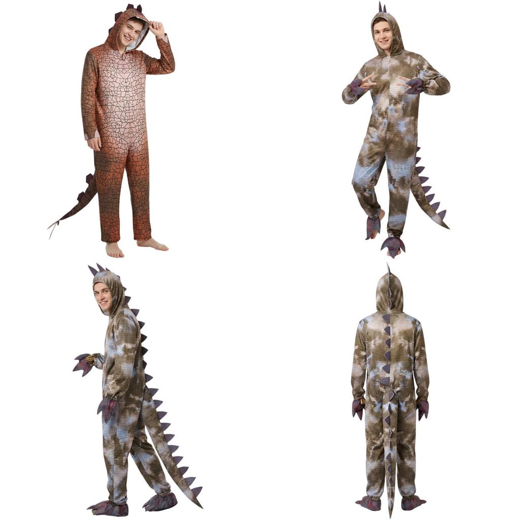 Dinosaur Cosplay Costume For Halloween Party With Soft Fabric And Street Style For Kids
