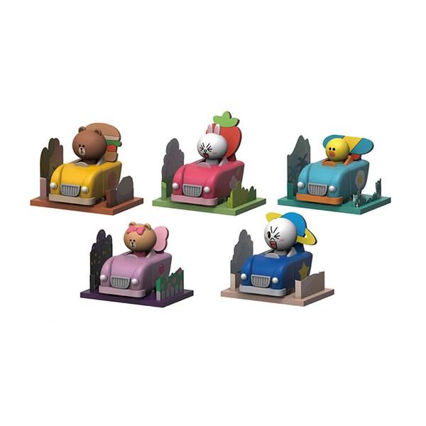 

Реплика Королевства зверей Line Friends Fullback Мини-фигурка автомобиля Фоновый набор BKD149121, 1 комплект