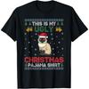 Siamese Cat Xmas Tree This Is My Ugly Christmas Pajama T-Shirt