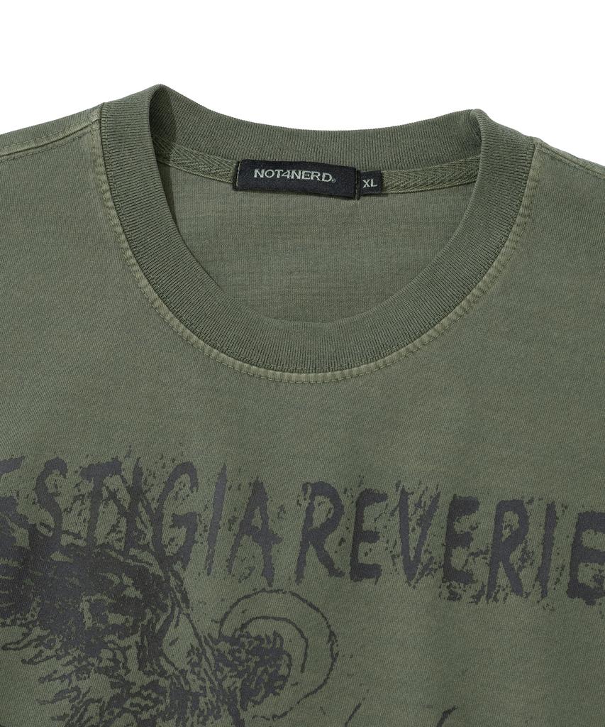 NOT4NERD Uprising Pigment T-Shirts - Khaki