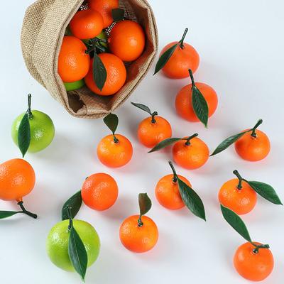 10 sztuk Realistyczne Owoce Pomarańcza Dekoracja Sztuczne Pomarańcze Model Symulacja Fałszywe Imitacje Owoców Modele Mini Warzywo