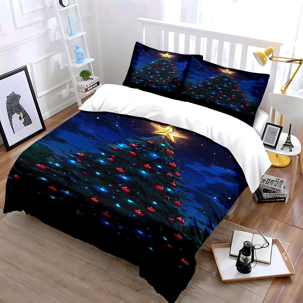Golden starry night. Bedding sets Duvet cover sets Duvet covers Pillowcases(1*Duvet Cover 2*Pillowcases without duvet insert)