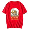 Nouveau T-shirt Polyvalent Unisexe et Unisexe Motif Imprimé Été Manches Courtes Style Rue Décontracté Vêtements 100% Coton T-shirt