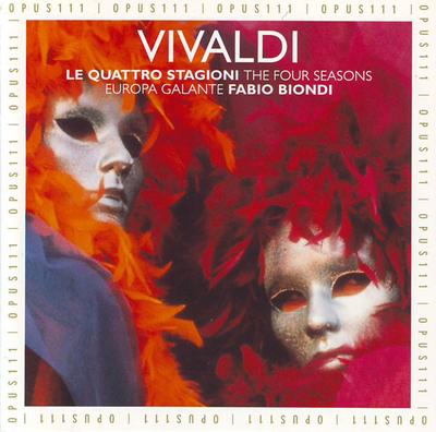 CD ANTONIO VIVALDI, EUROPA GALANTE, FA - Le Quattro Stagioni OPS569120 Opus 111 2000 France Classical Used
